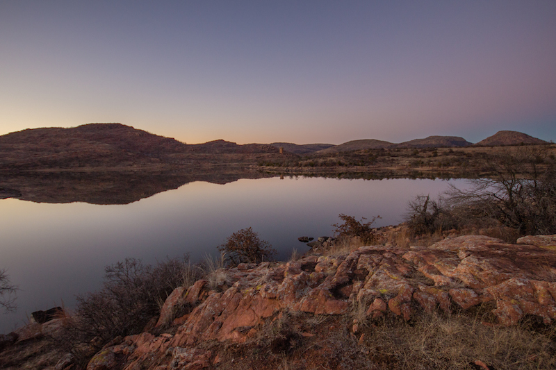 Jed Johnson Lake wichita mountains