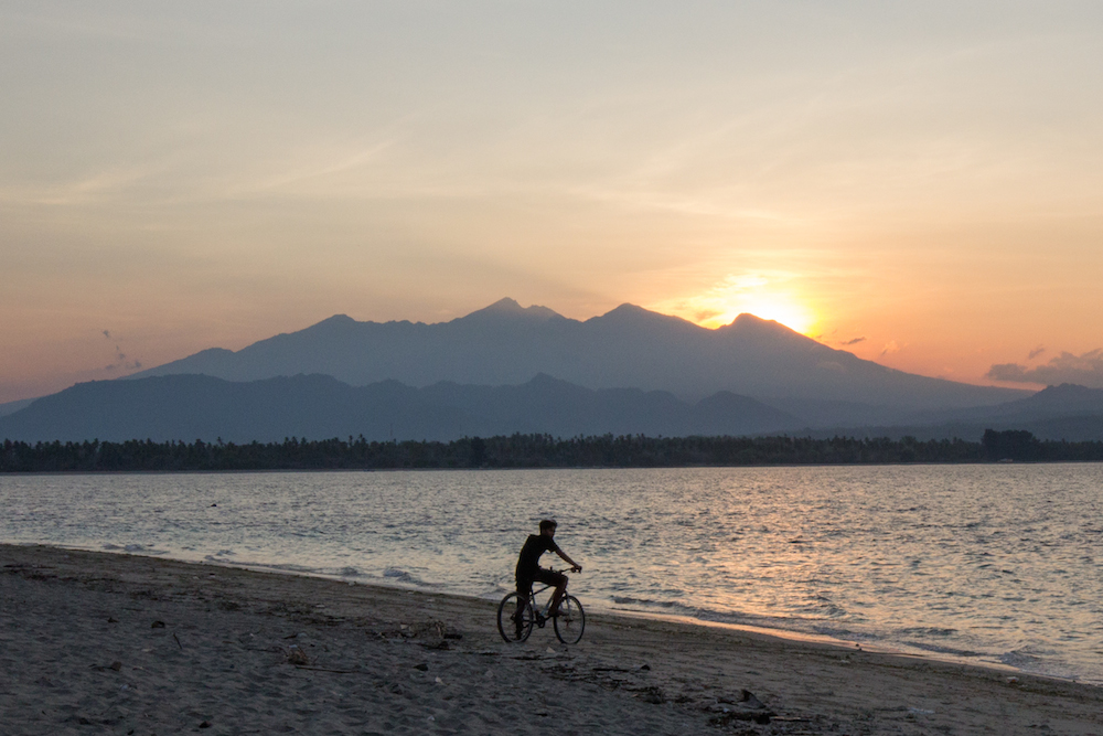 Sunrise over Mount Rinjani