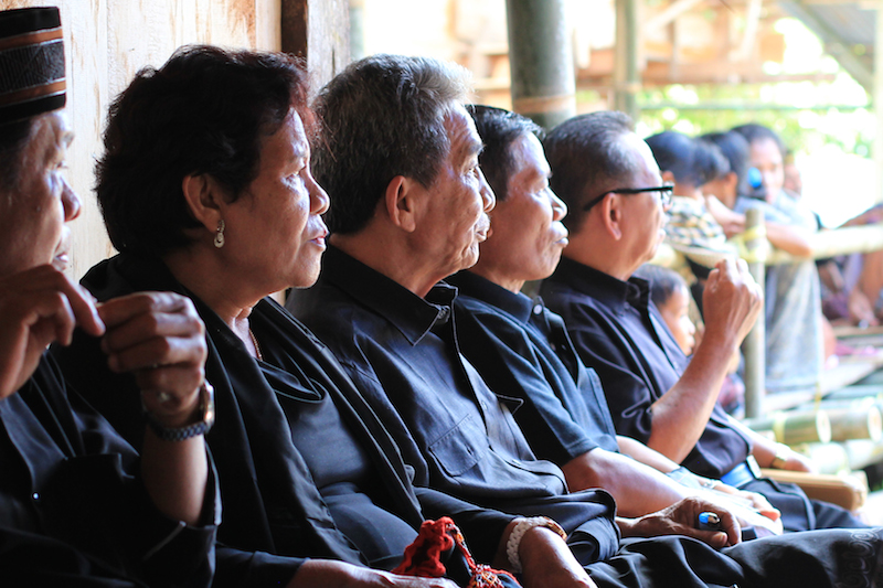 Toraja family funeral
