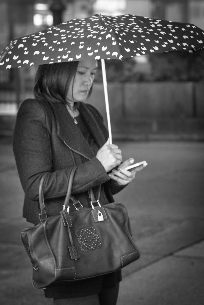 Hong Kong Lady with umbrella