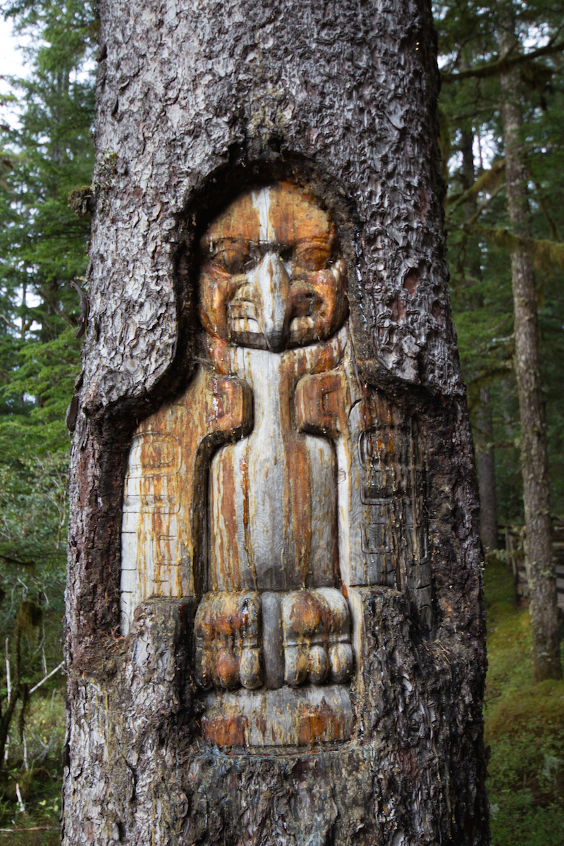 A Tlingit carving