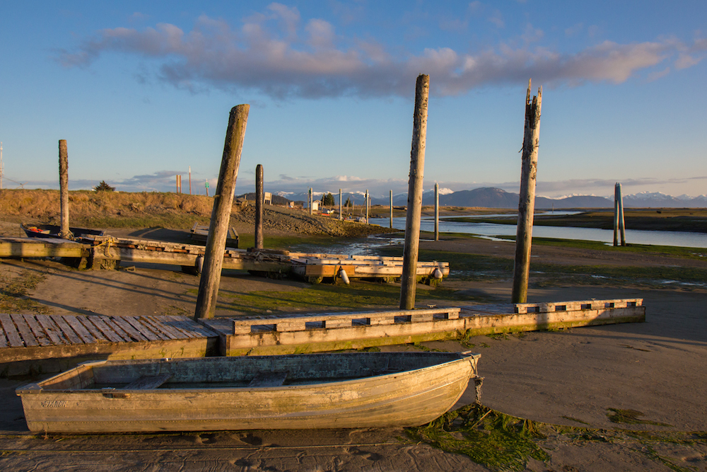 Gustavus at low tide