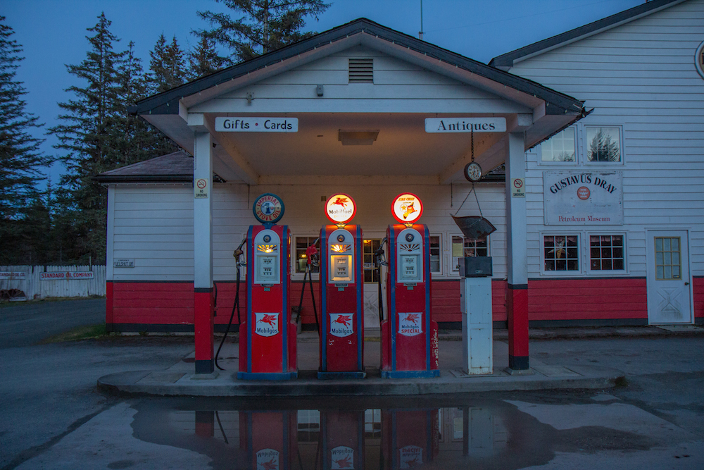 Gustavus gas station.