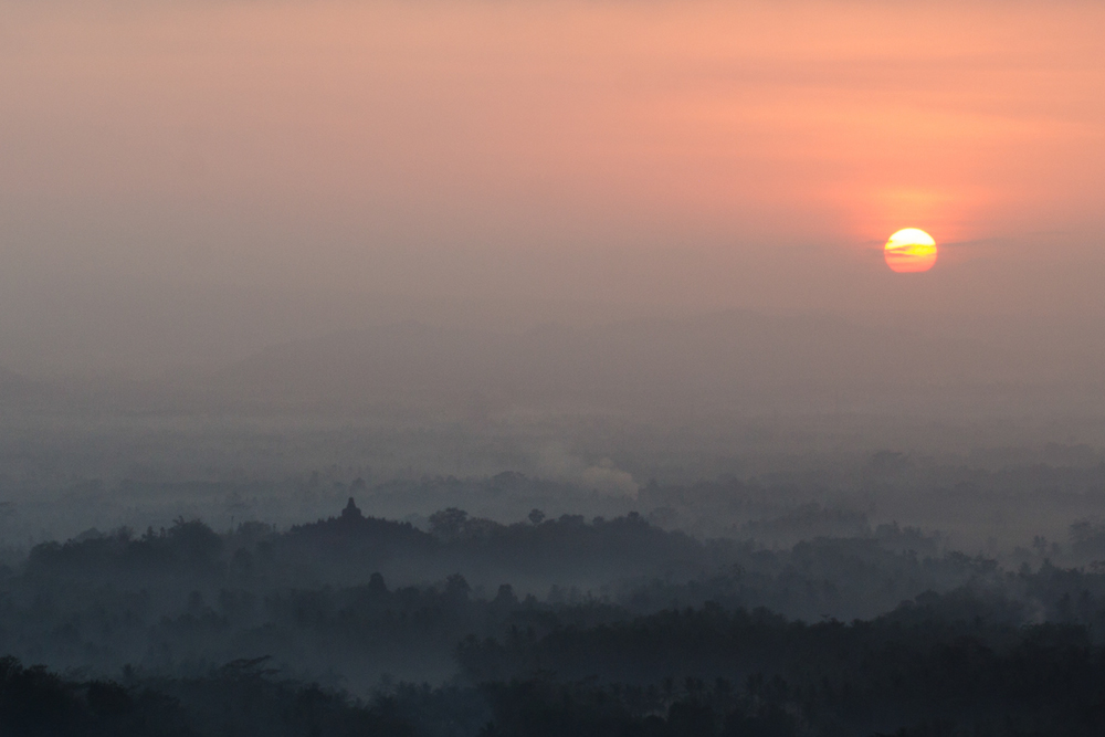 Borobudor Indonesia Temple Sunrise