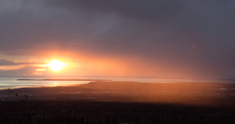 Anchorage Alaska Sunset