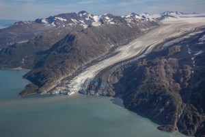 Lamplugh Glacier from Above