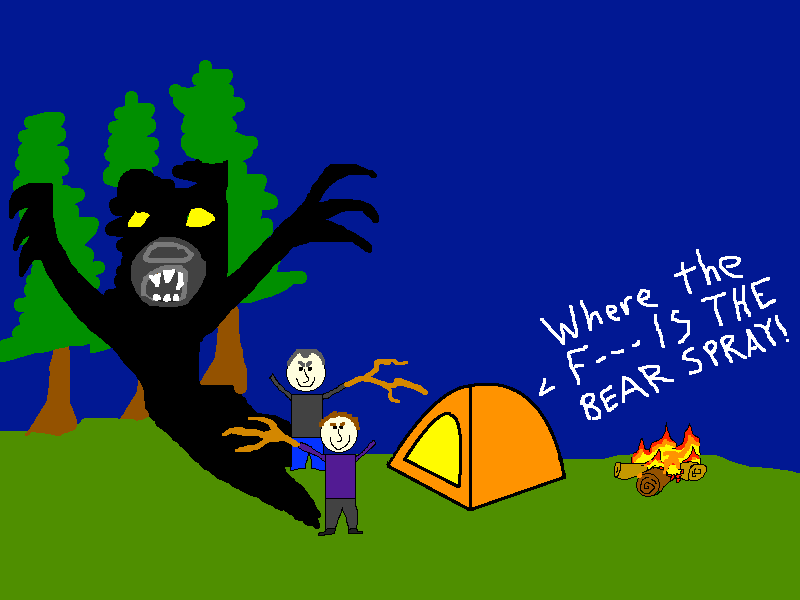 Glacier Bay bear attack tent