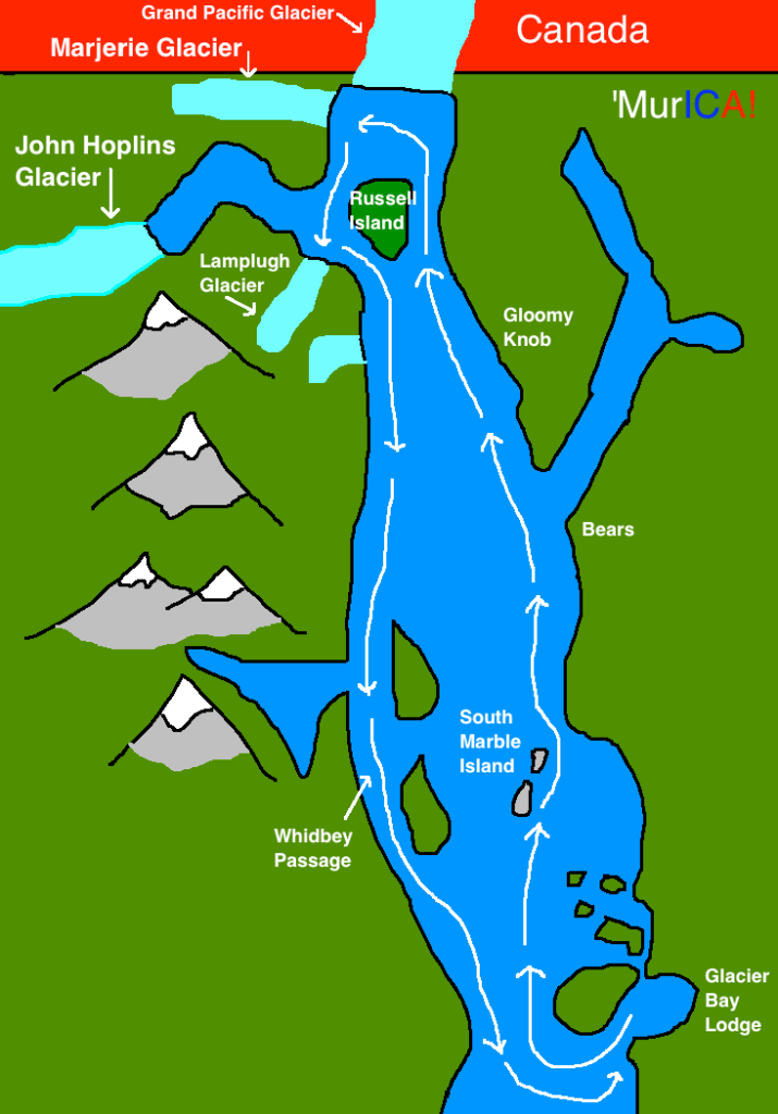 A map of our journey, drawn to painstaking detail. 