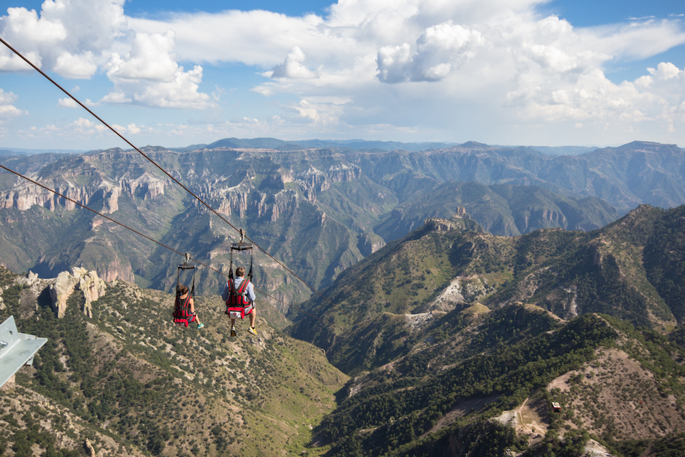 Copper Canyon zip lining