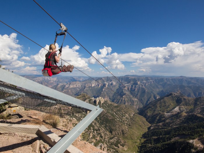 Copper Canyon zip line
