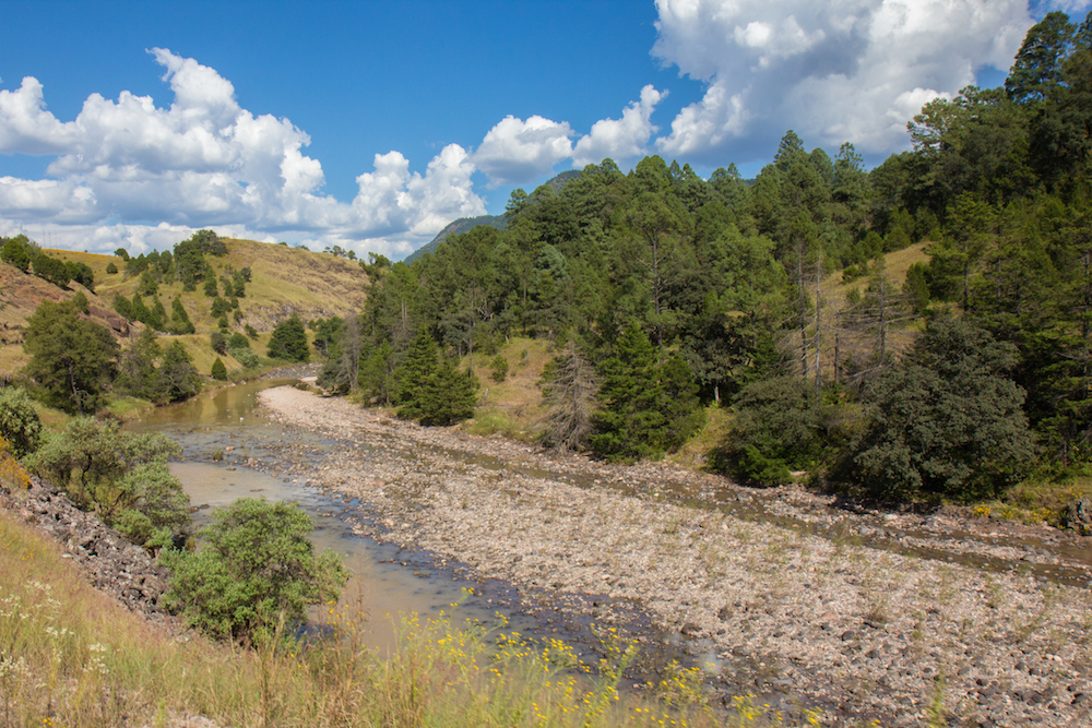 River along the Sierra Madre