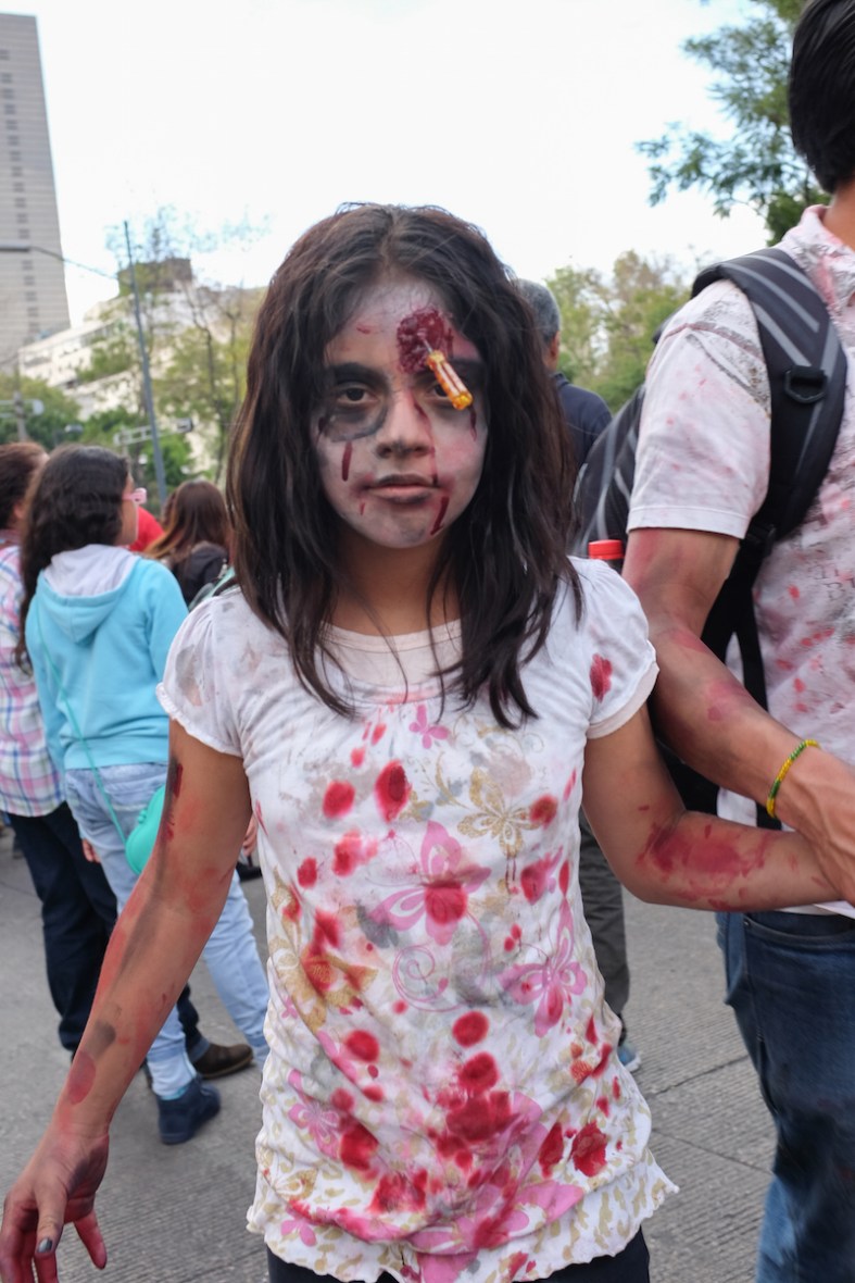 Mexico City Zombie girl