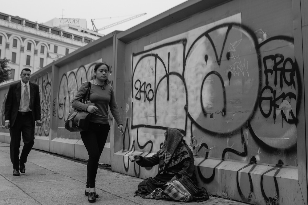 Mexico City beggar