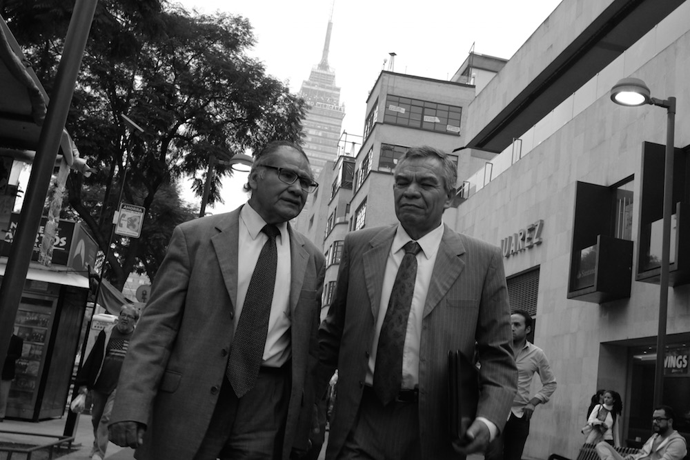 Mexico City Street Photo Men in suits