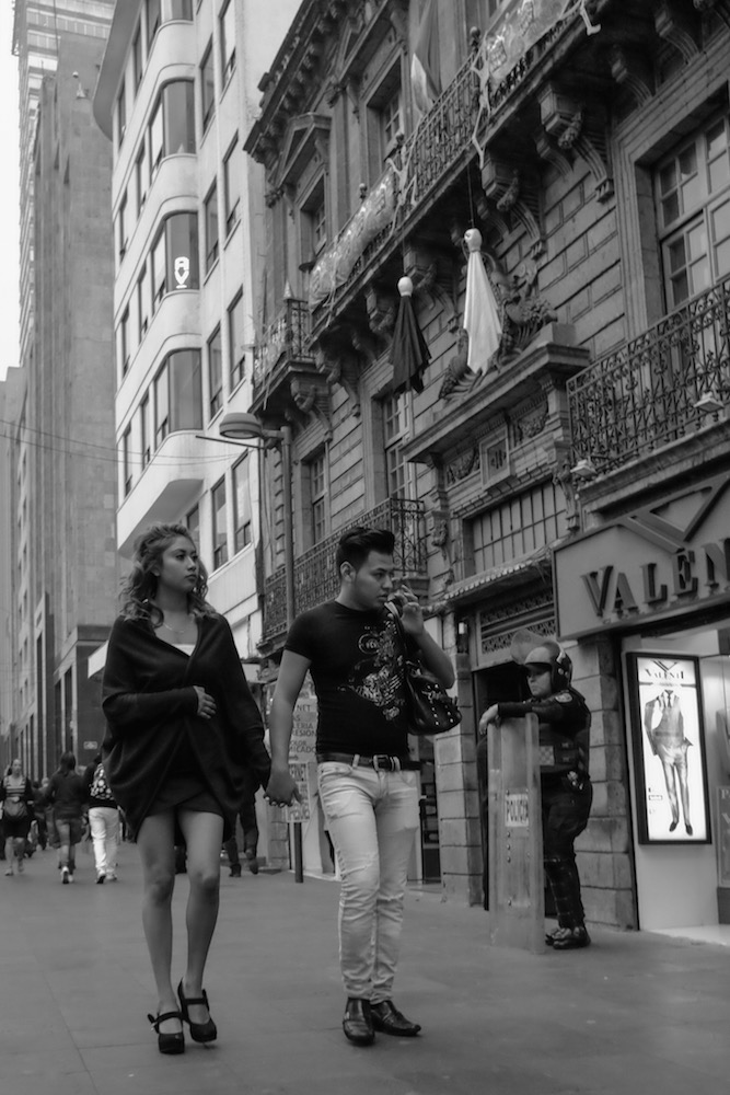 Mexico City black white