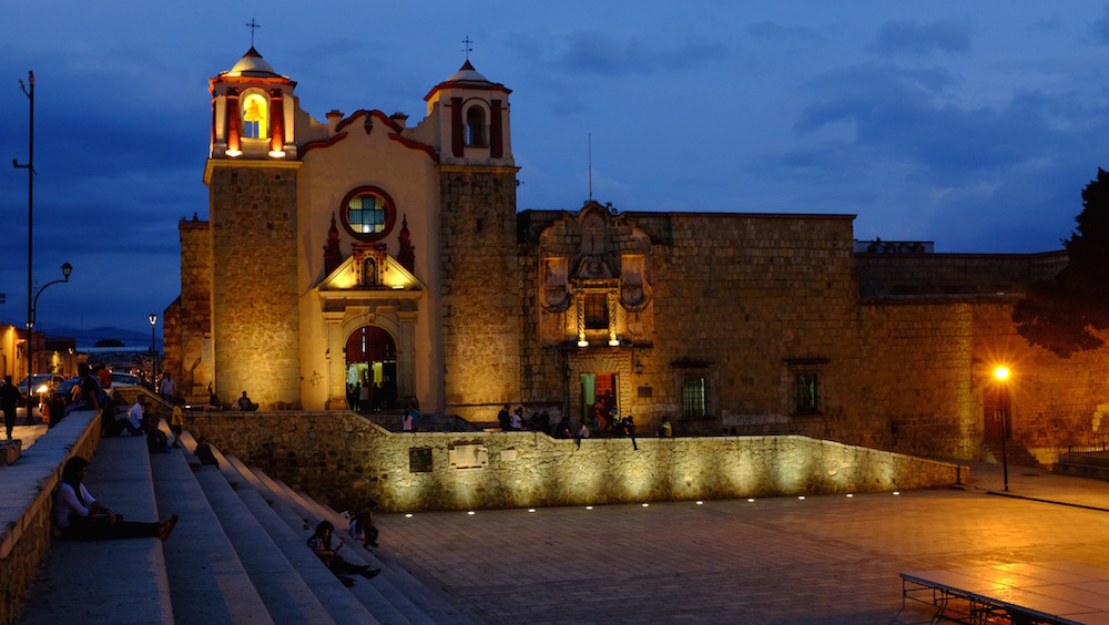 Oaxaca Church Sunset