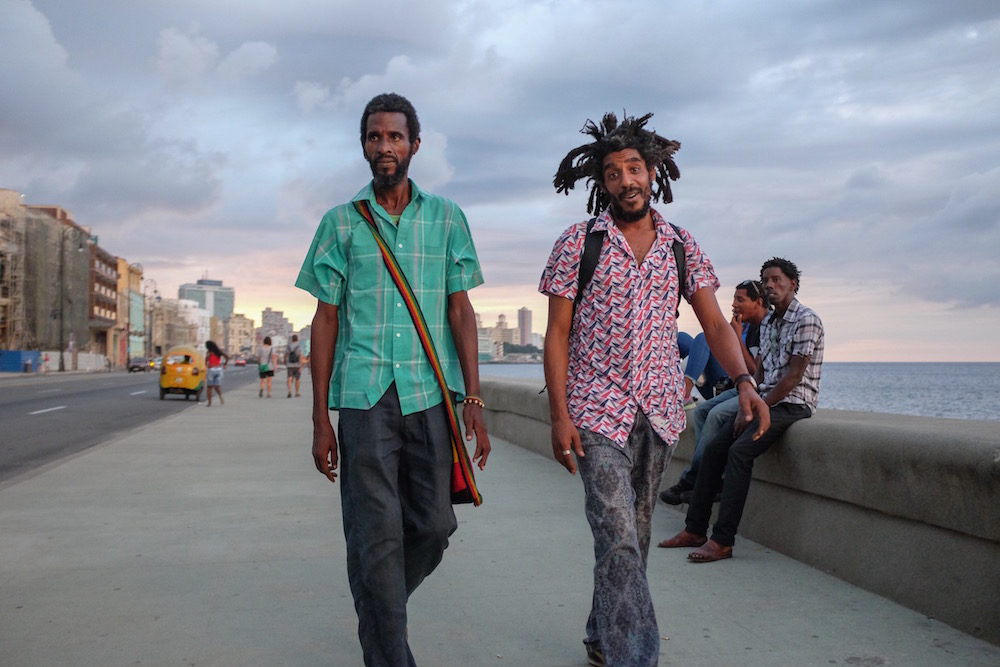 Cool Cuban dudes on the Malecon