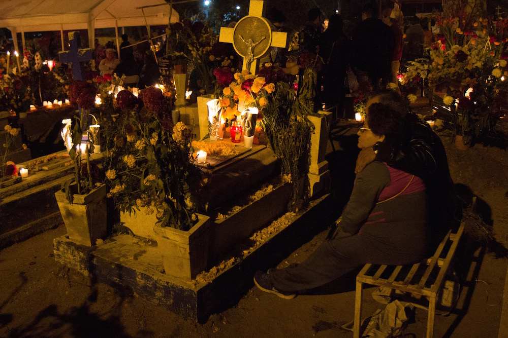 Day of the dead mourner