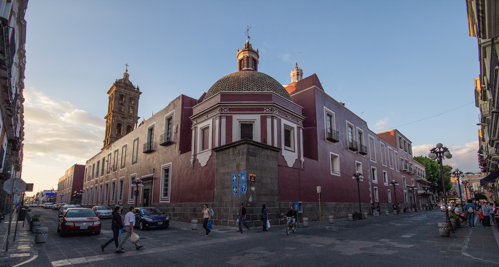 Puebla Mexico street scene
