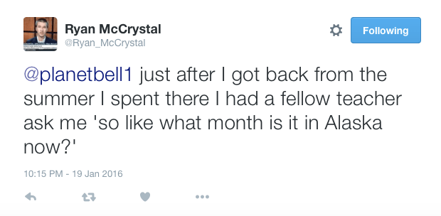 Funny Alaska Tweet