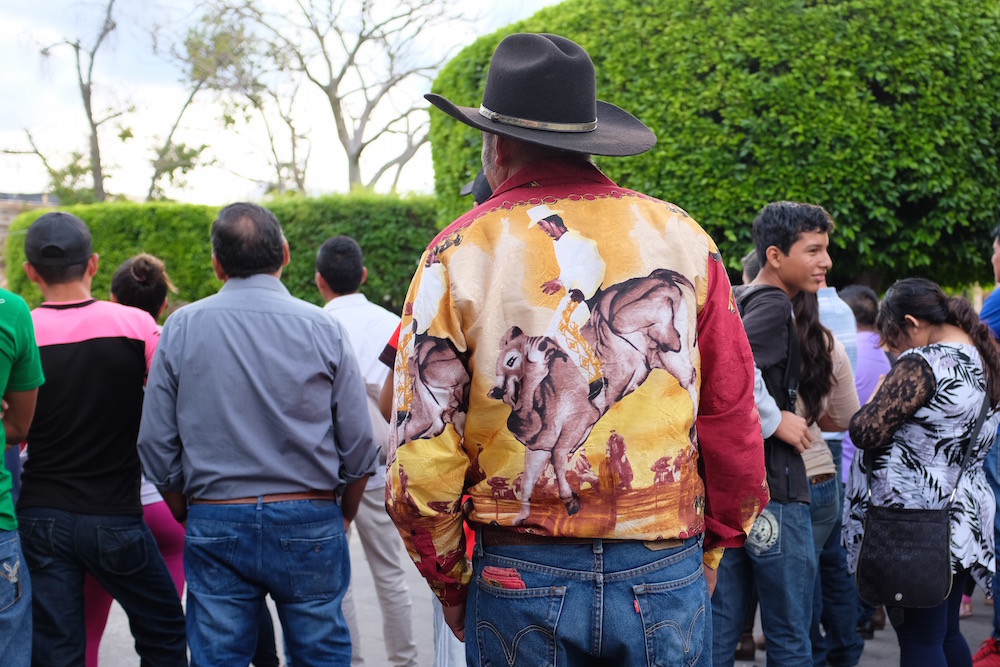 Man with awesome shirt