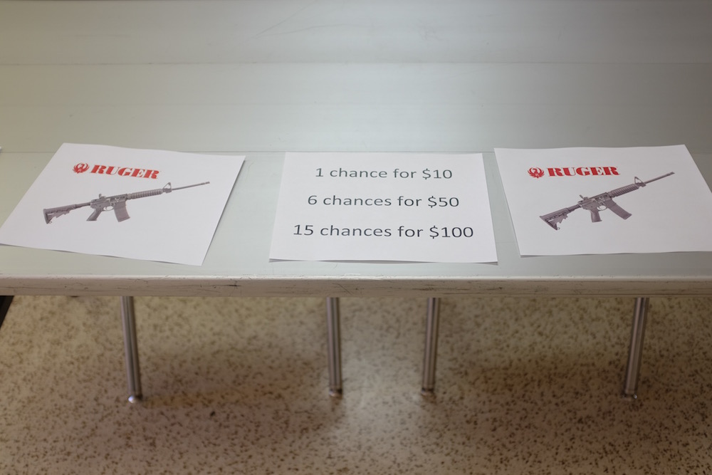 Woodward Oklahoma High School Gun Raffle