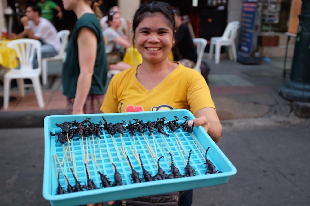 Khao San Road Scorpion Vendor