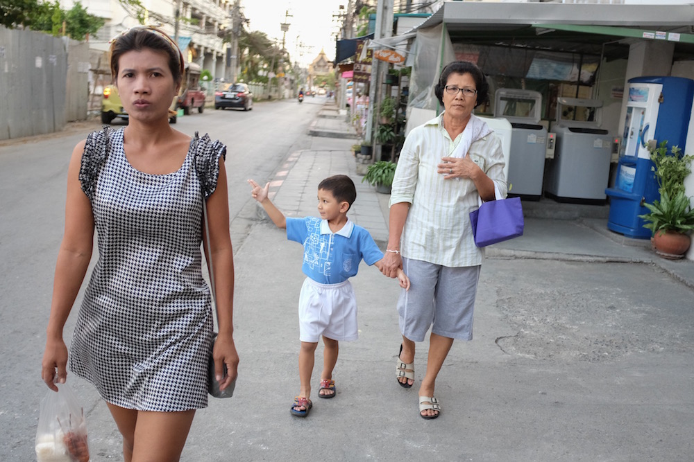 Boy and pretty girl in Bangkok