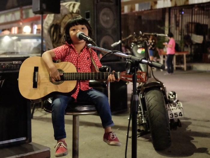 Girl at the gypsy market