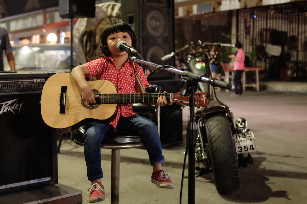 Girl at the gypsy market
