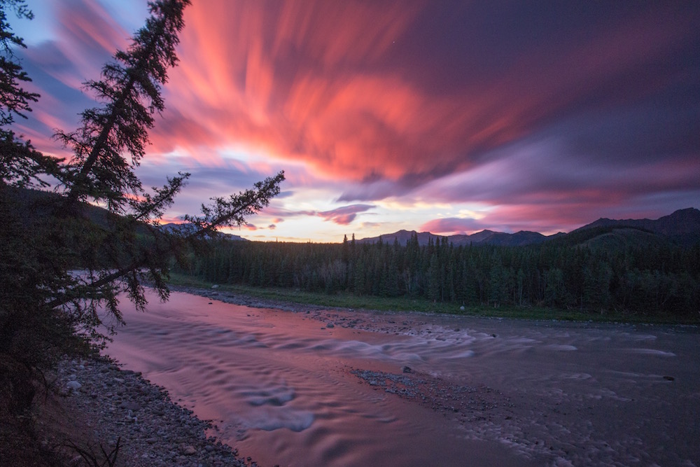 Denali Park Village Sunset