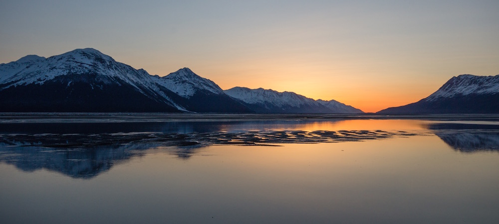 Turnagain Arm sunset