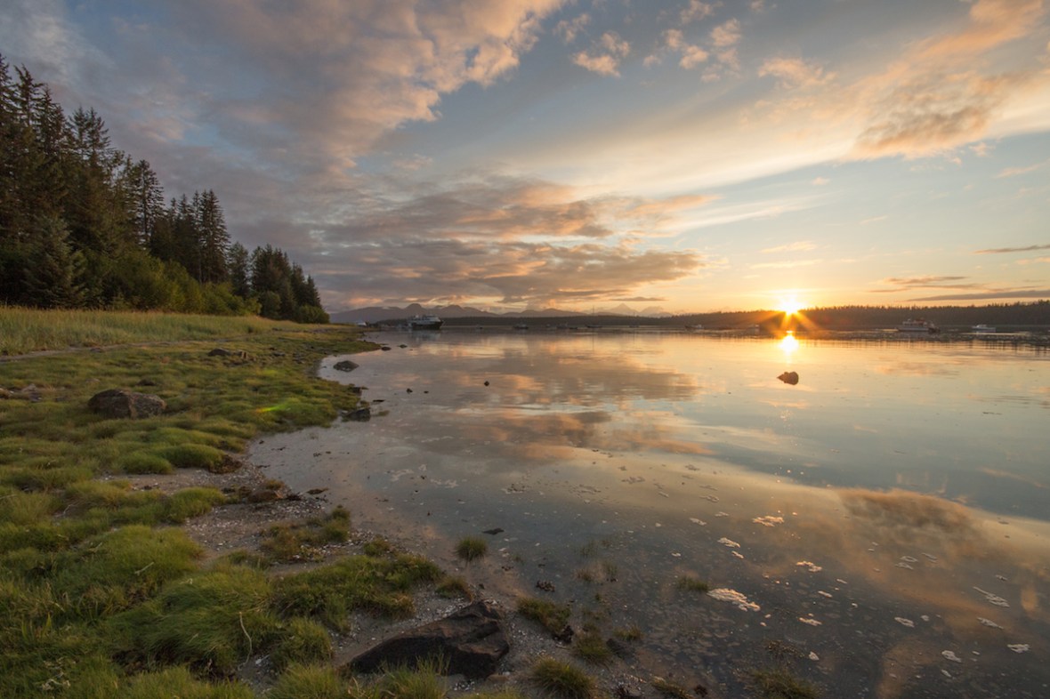 Bartlett Cove sunset