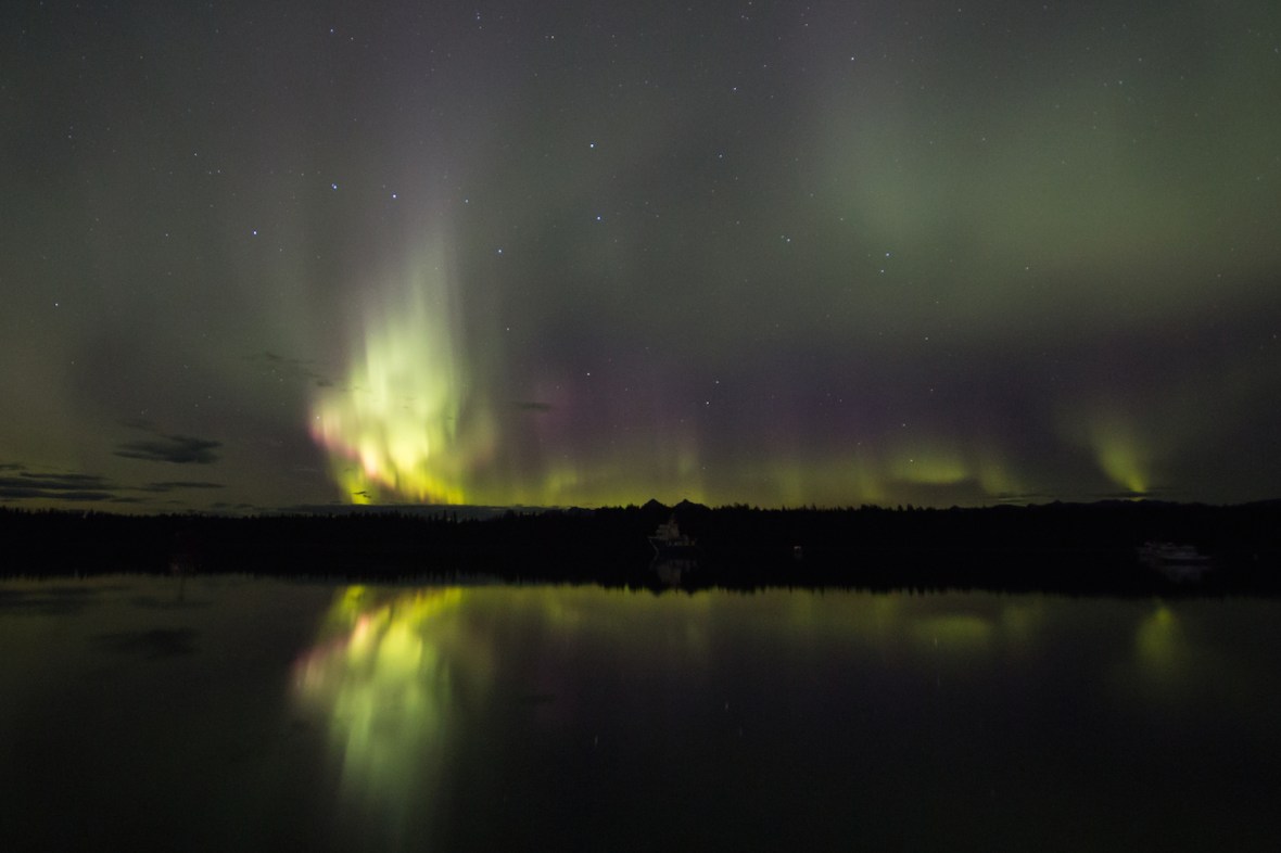 Northern Lights and big dipper