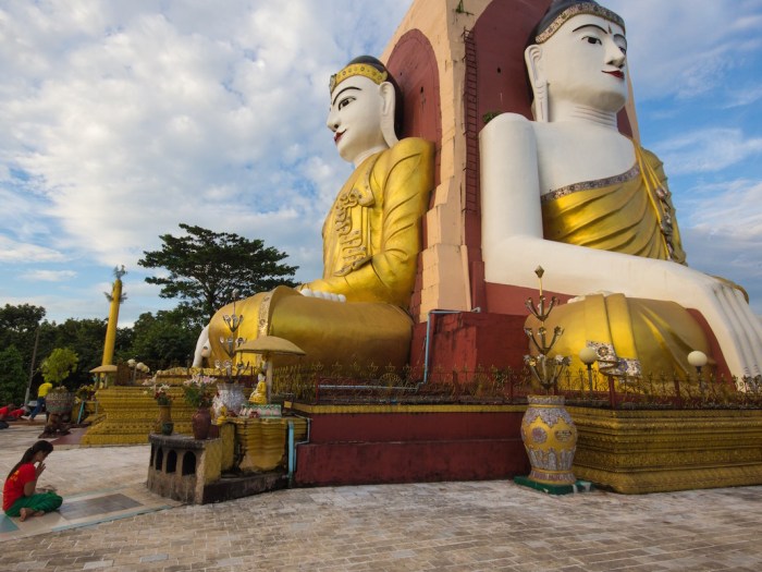 Four Figures Paya in Bago, Myanmar.