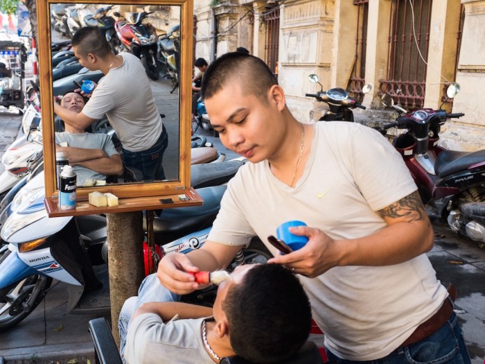 street barber