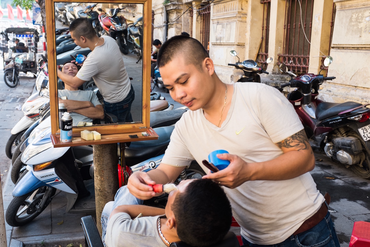 street barber