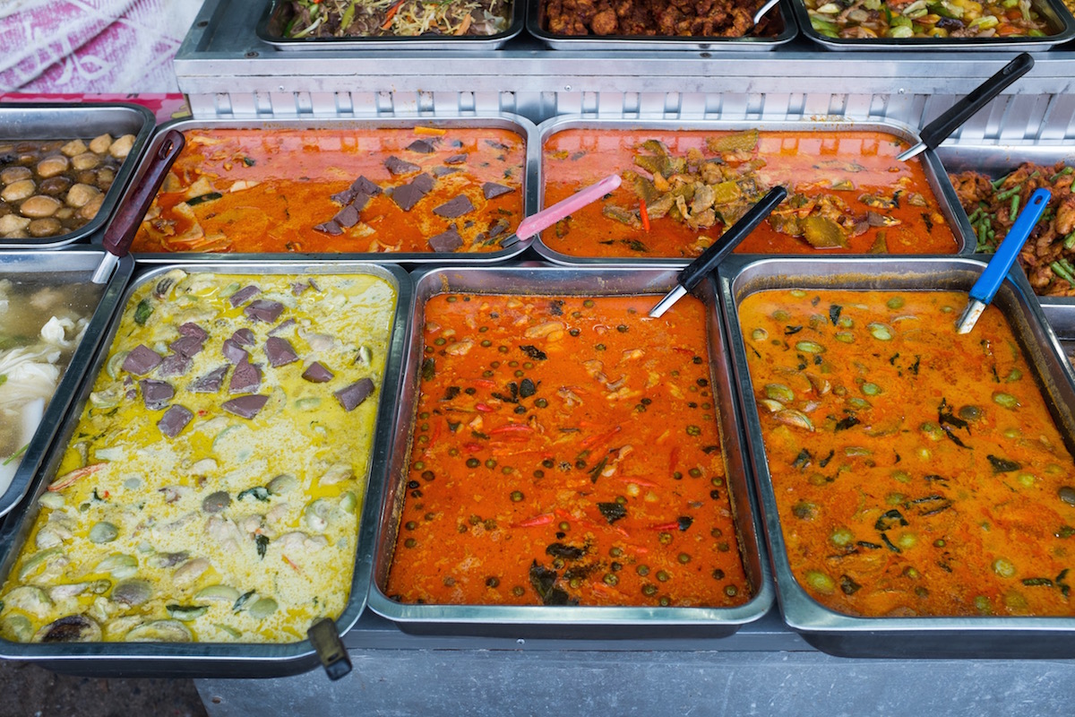 Bangkok curry street food
