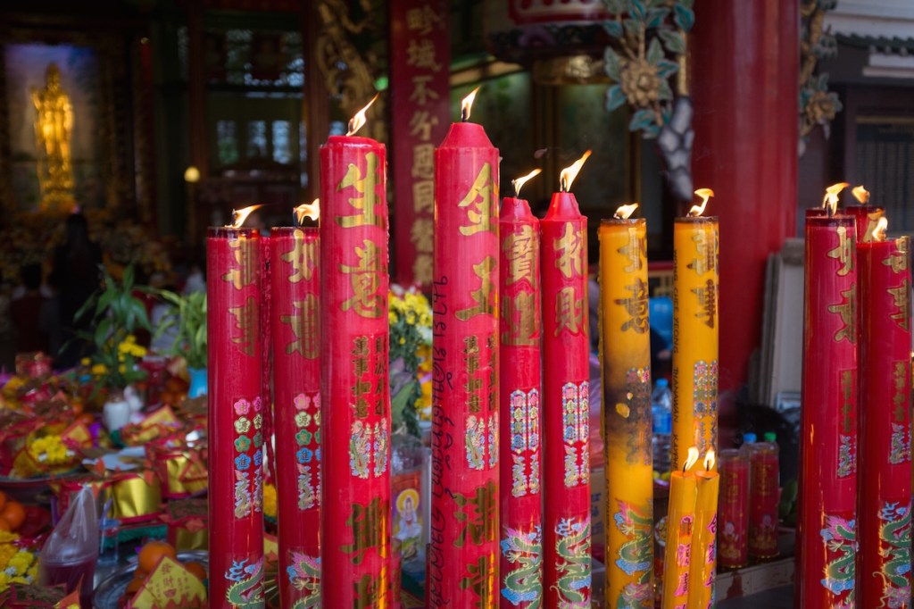 Chinese Temple Candles