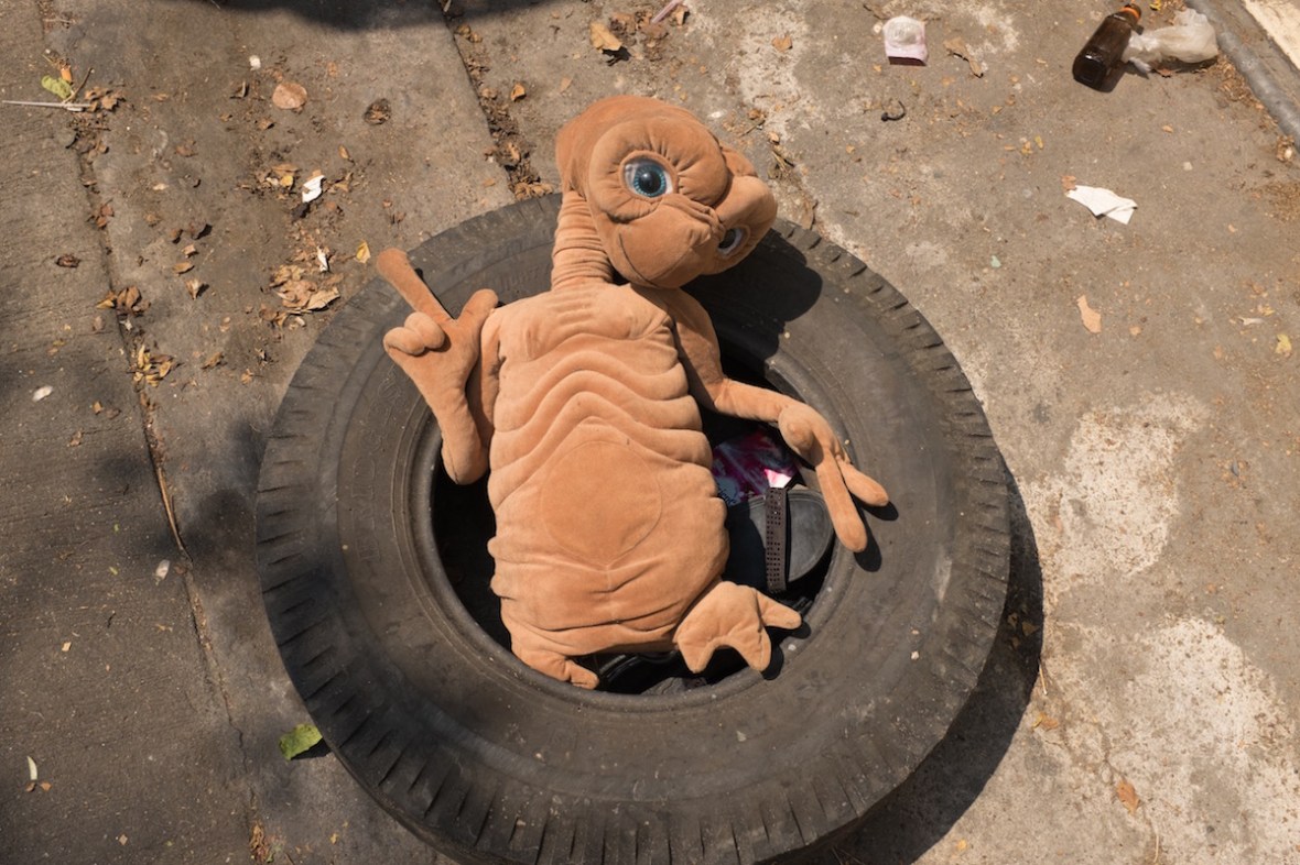 E.T. in a Tire