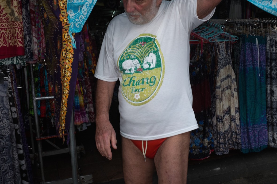 Man in Underwear Khao San Road