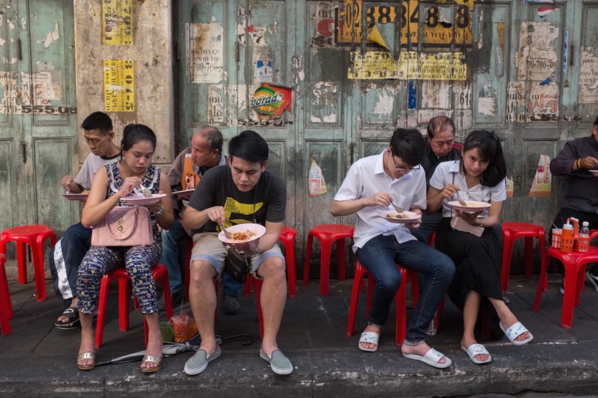 Street food stall in Chinatown