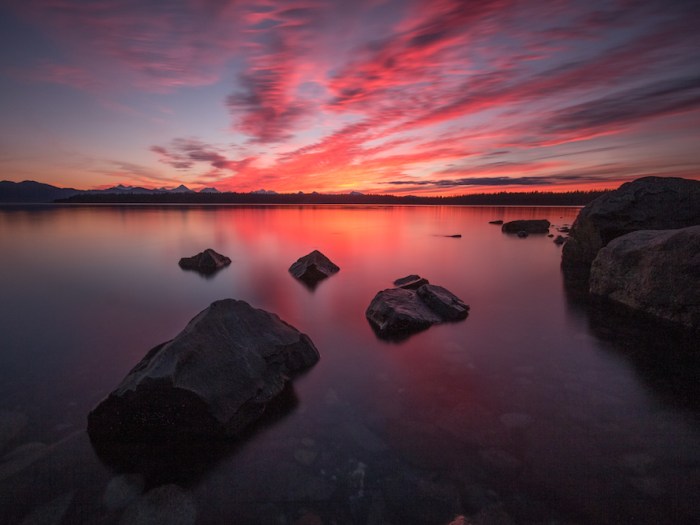 Glacier Bay Sunset Long Exposure