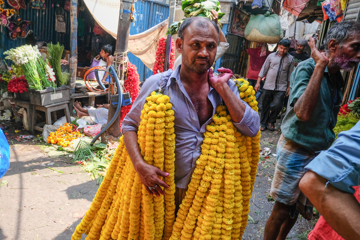 Malik Ghat Flower Vendor