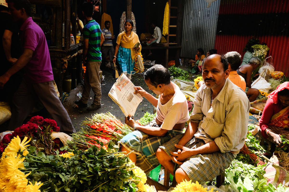 Malik Ghat Flower Vendor