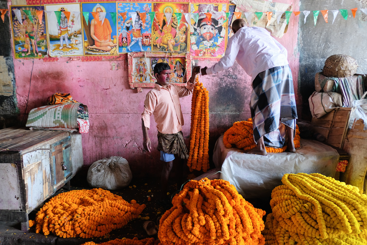 Malik Ghat Flower Vendor