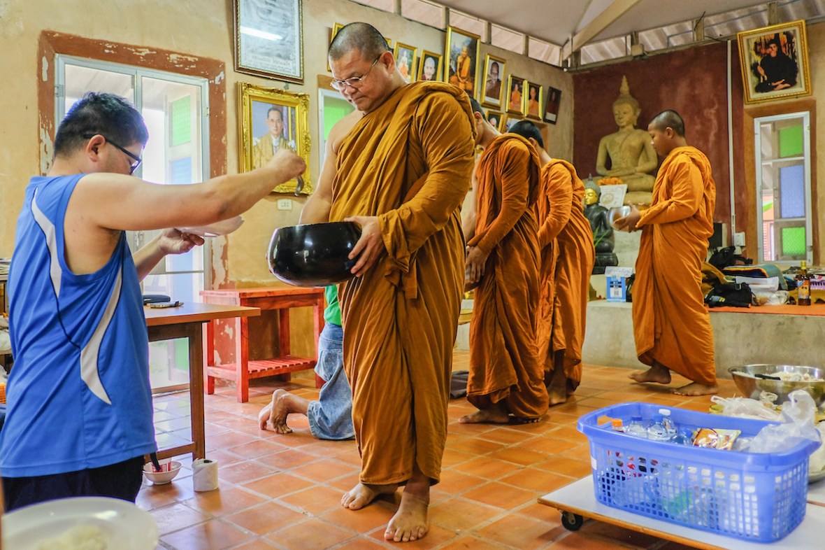 Monks Alms Ceremony