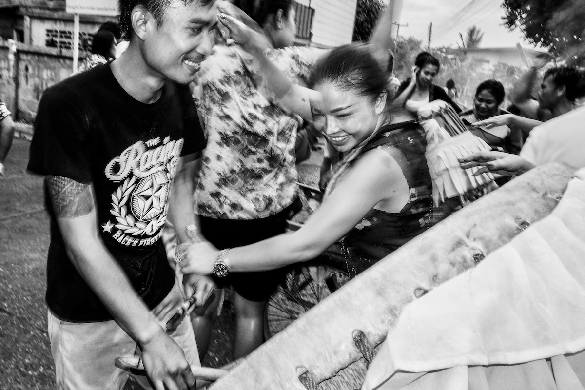 Songkran Black and White