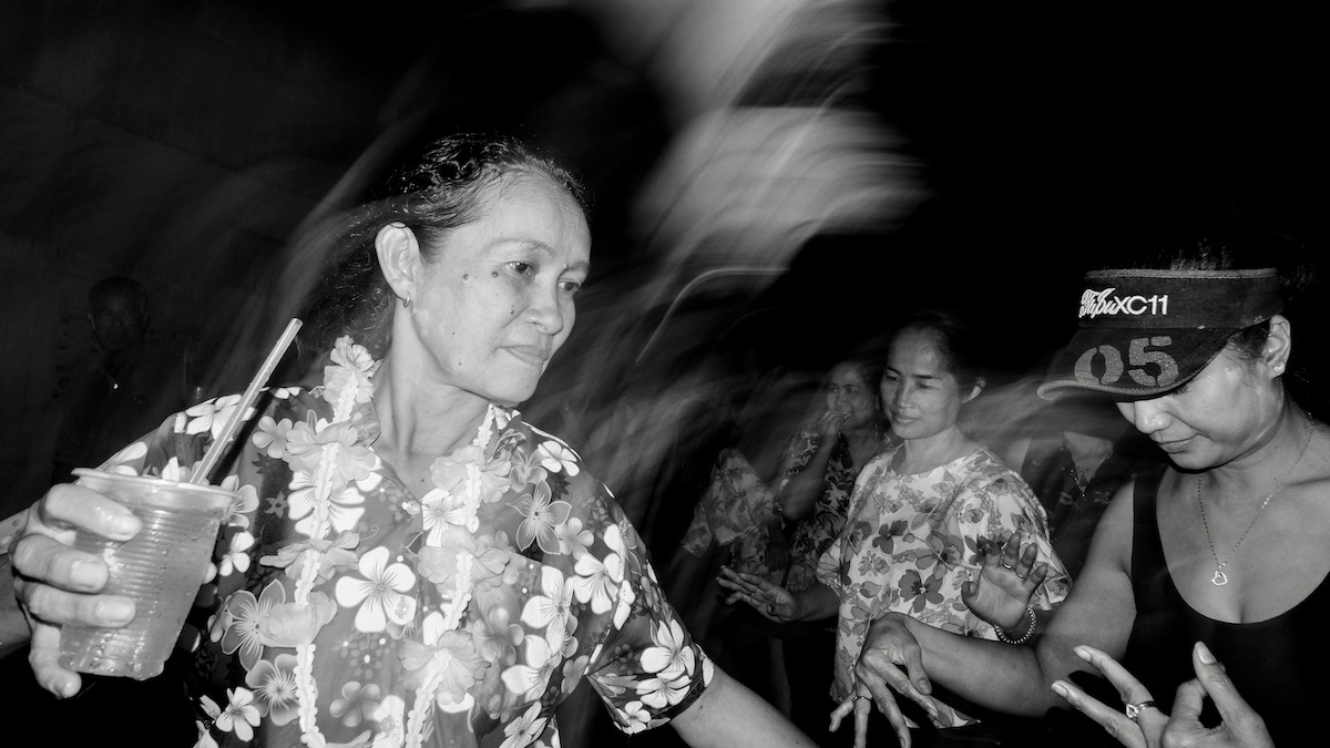 Songkran in Black and White