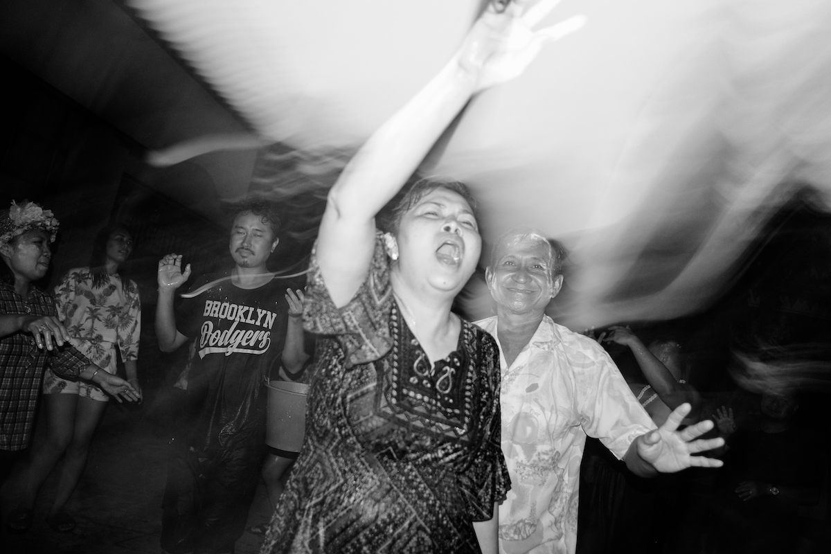 Songkran in Black and White